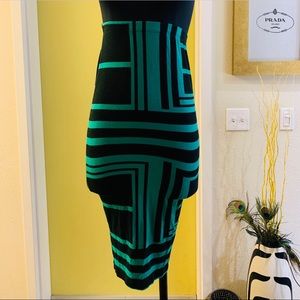 Asos fitted knit midi skirt